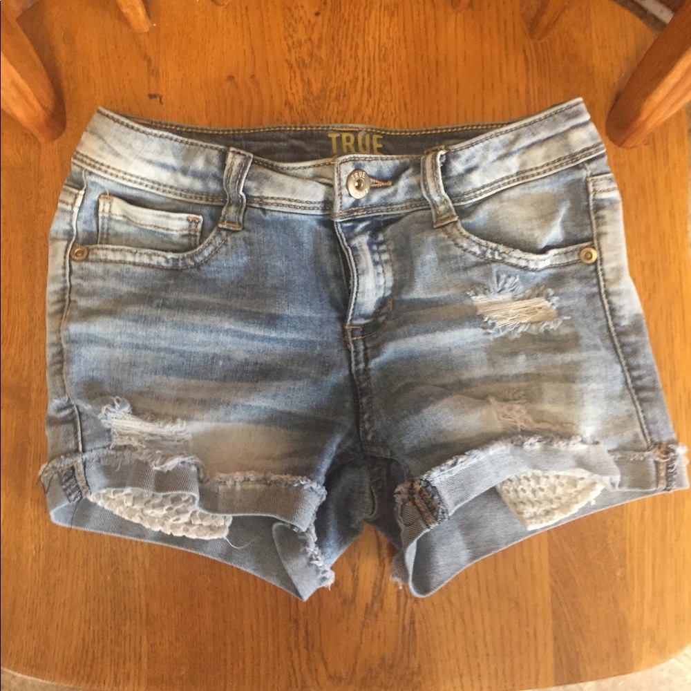 Girls True Craft Denim Shorts
